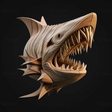 3D model Megalodontesidae (STL)